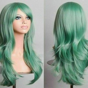 MEDIUM GREEN WIG